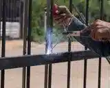 ساخت درب فلزی حیاط