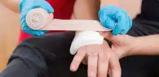 پانسمان زخم در منزل