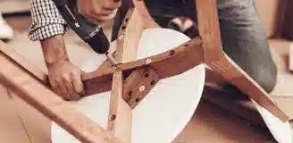 ساخت میز چوبی