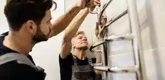 نصب حوله خشک کن